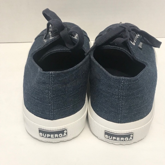SUPERGA 2750 Denim Shiny Sneakers - Picture 5 of 12